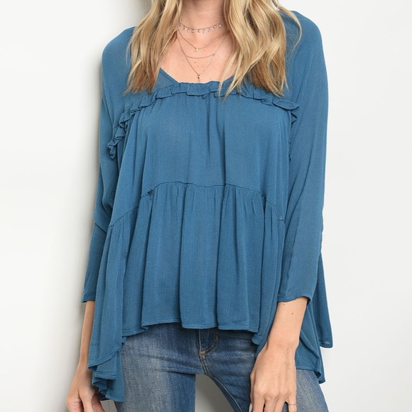 Tiered, Flowy Top - Picture 6 of 7